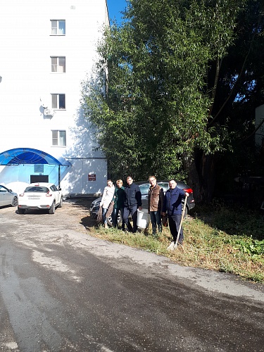 Сотрудники ГУП ПО "ОГЭК" приняли участие в проведении Всероссийского экологического субботника «Зеленая Россия» 