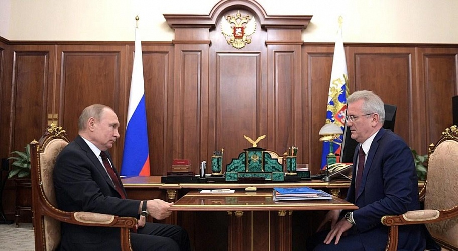 Иван Белозерцев презентовал проект «Дамате» Президенту РФ Владимиру Путину