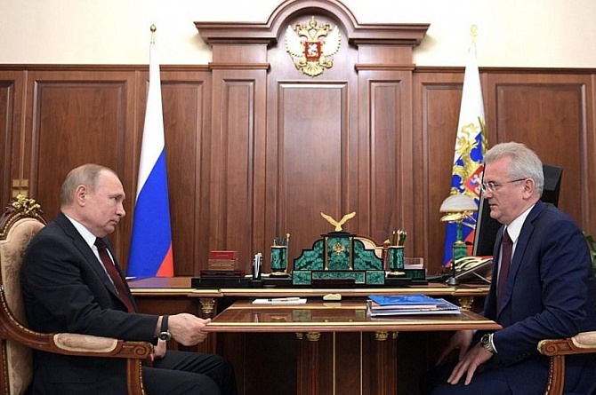 Иван Белозерцев презентовал проект «Дамате» Президенту РФ Владимиру Путину
