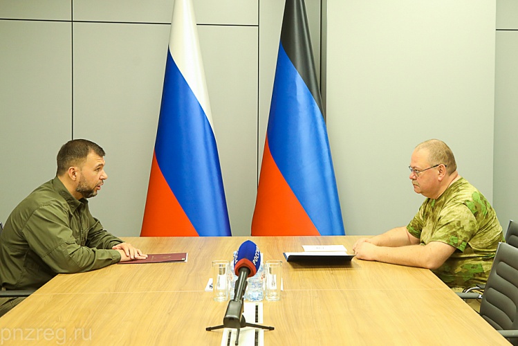 Олег Мельниченко и Денис Пушилин обсудили дальнейшие перспективы взаимодействия регионов
