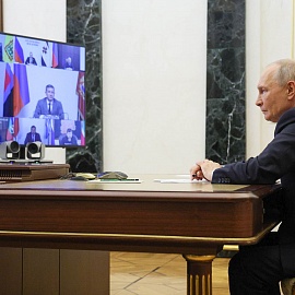 Олег Мельниченко принял участие во встрече Владимира Путина с избранными главами регионов